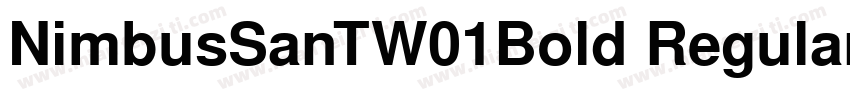 NimbusSanTW01Bold Regular字体转换